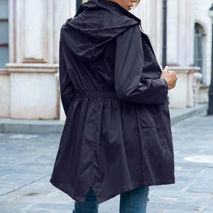 Melanie - Stylish Zip Trench Coat for Women
