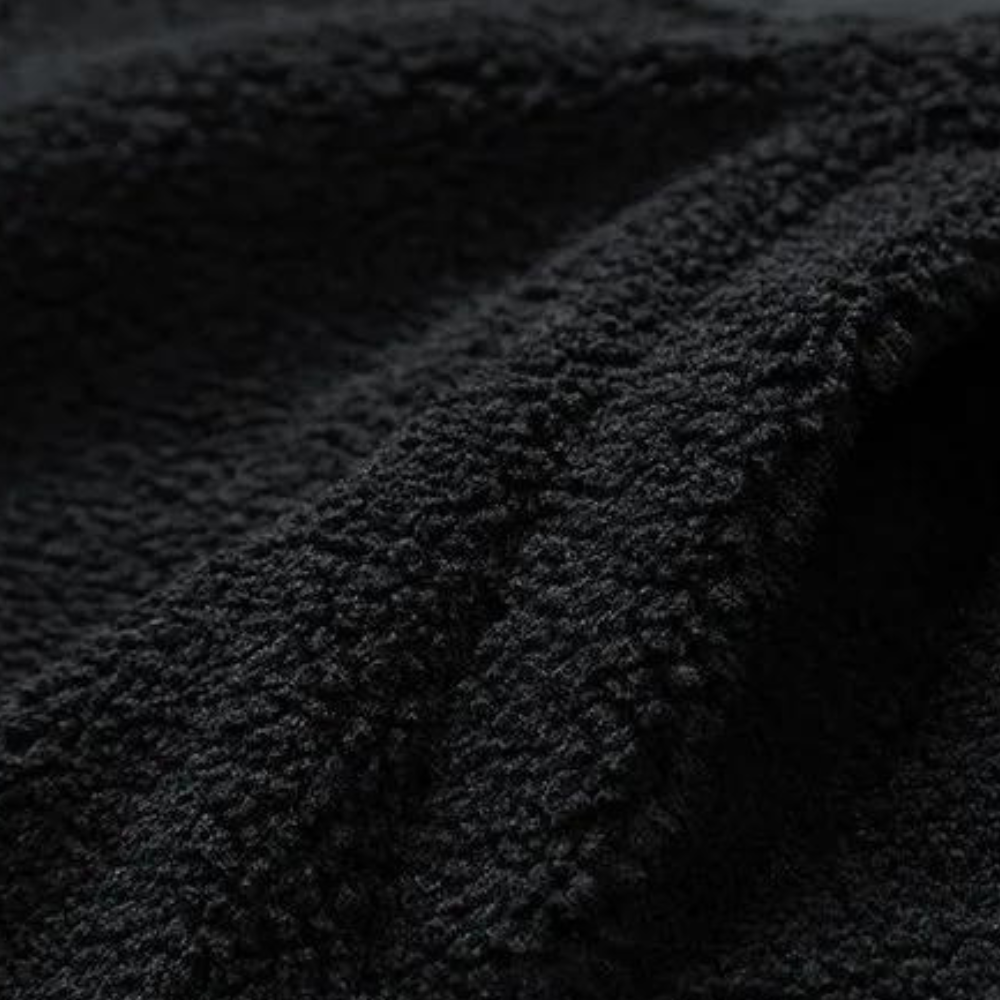 Men's Outdoor Fleece Jacket with Zip and Reinforced Details