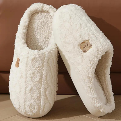 Warme winterslippers voor dames met zachte zool
