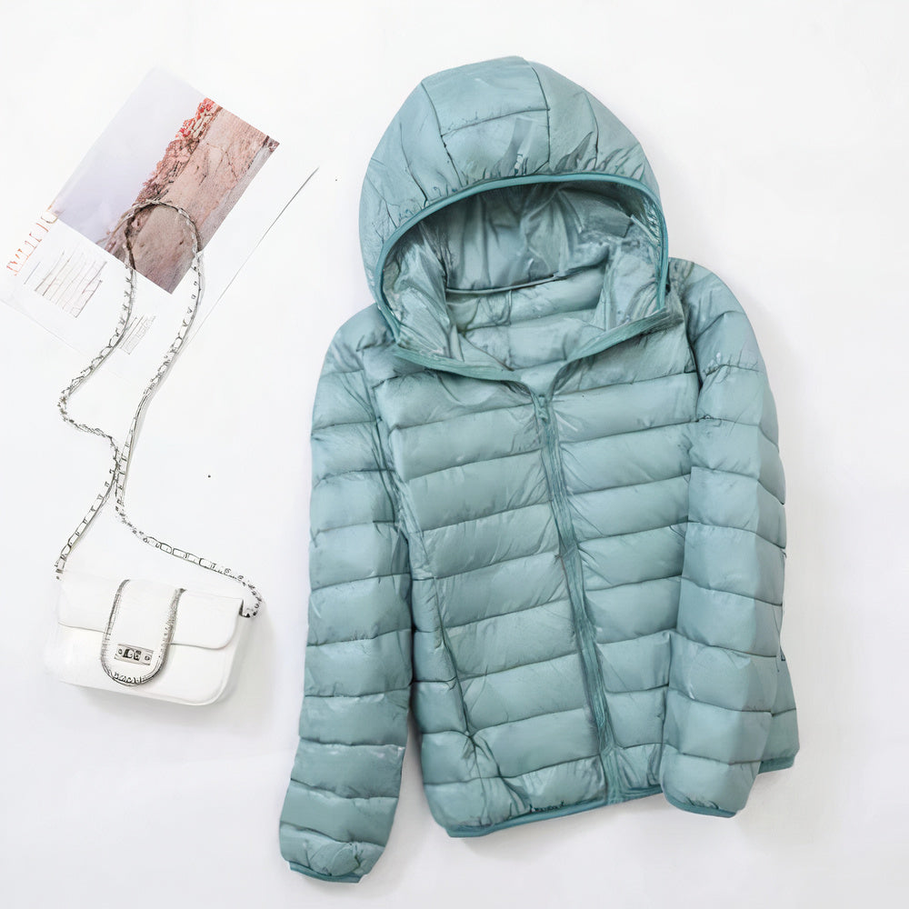Klyah - Cosy Quilted Winter Jacket with Hood