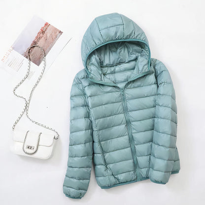 Klyah - Cosy Quilted Winter Jacket with Hood