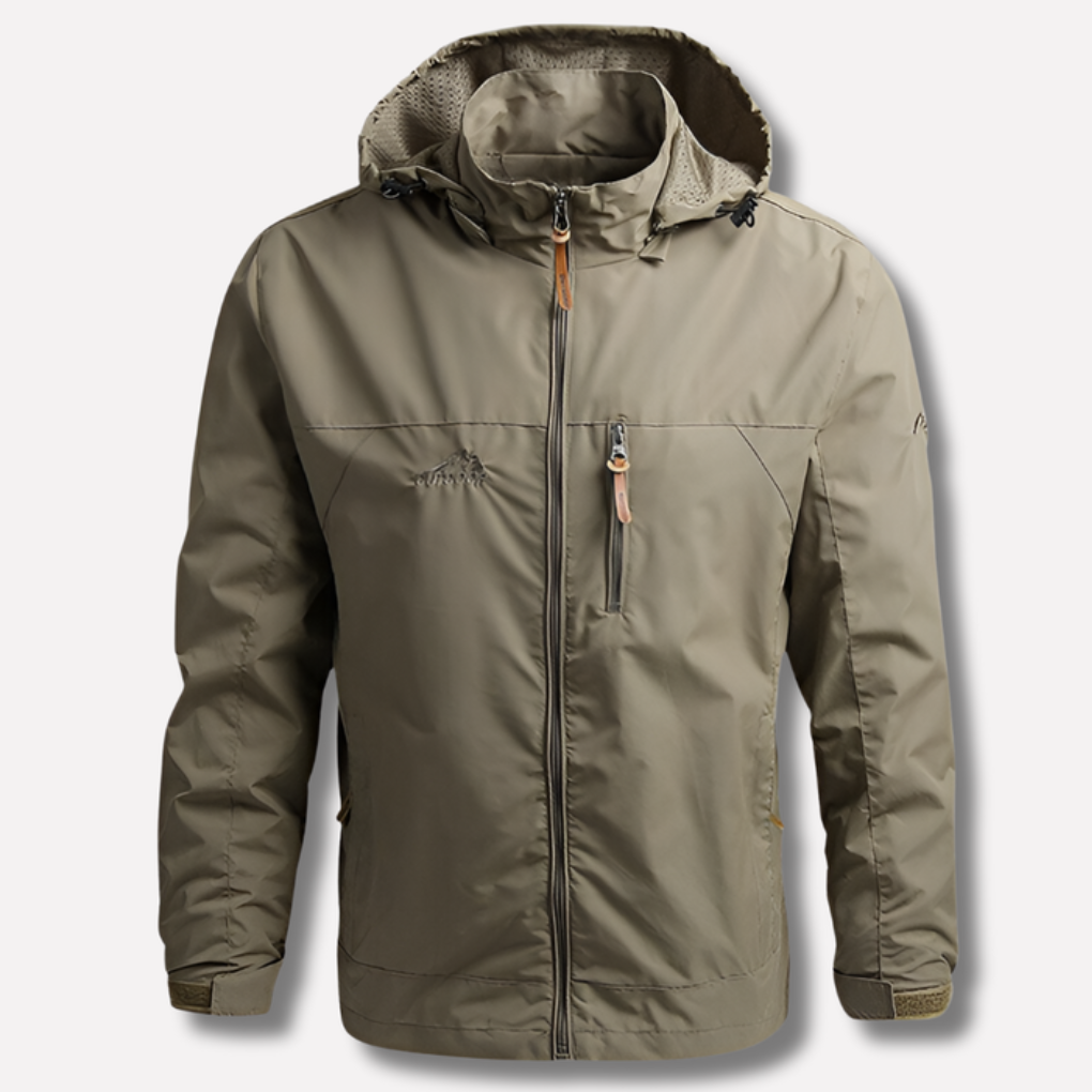Waterproof and windproof outdoor jacket for men