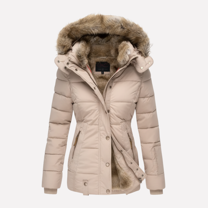 Damen Steppjacke mit Kapuze