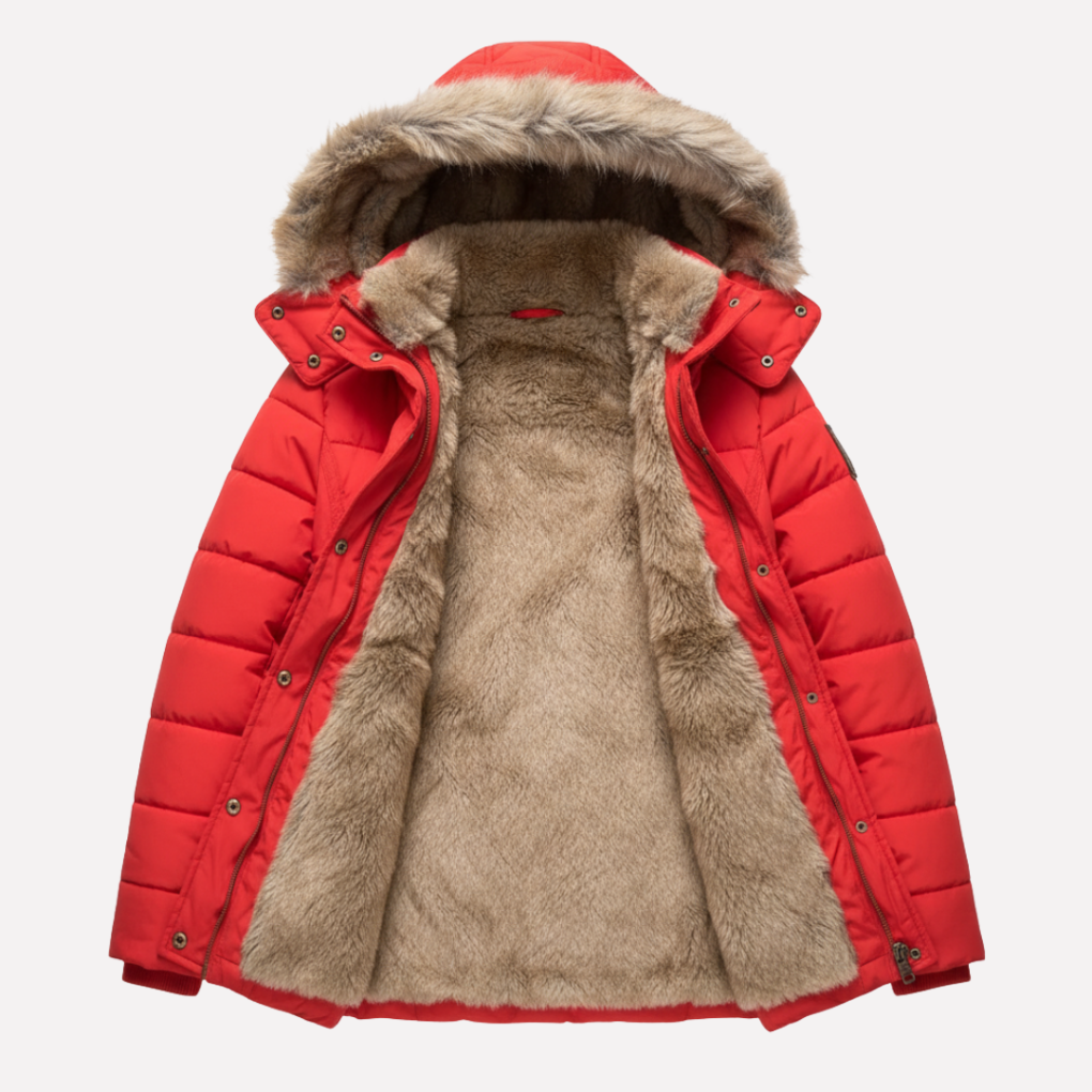 Damen Steppjacke mit Kapuze