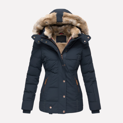 Damen Steppjacke mit Kapuze