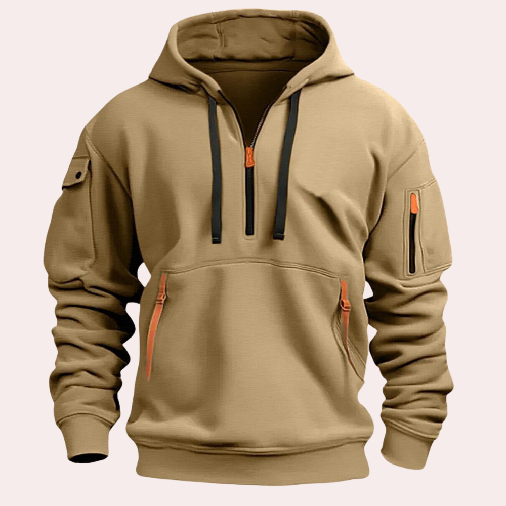 Rolan - Men's Hoodie with Multiple Pockets