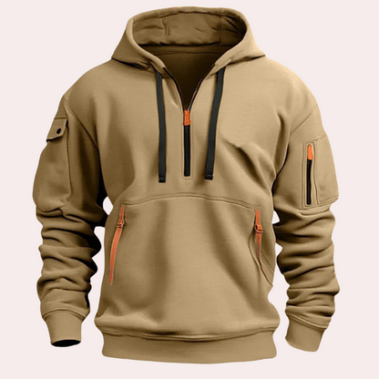 Rolan - Men's Hoodie with Multiple Pockets