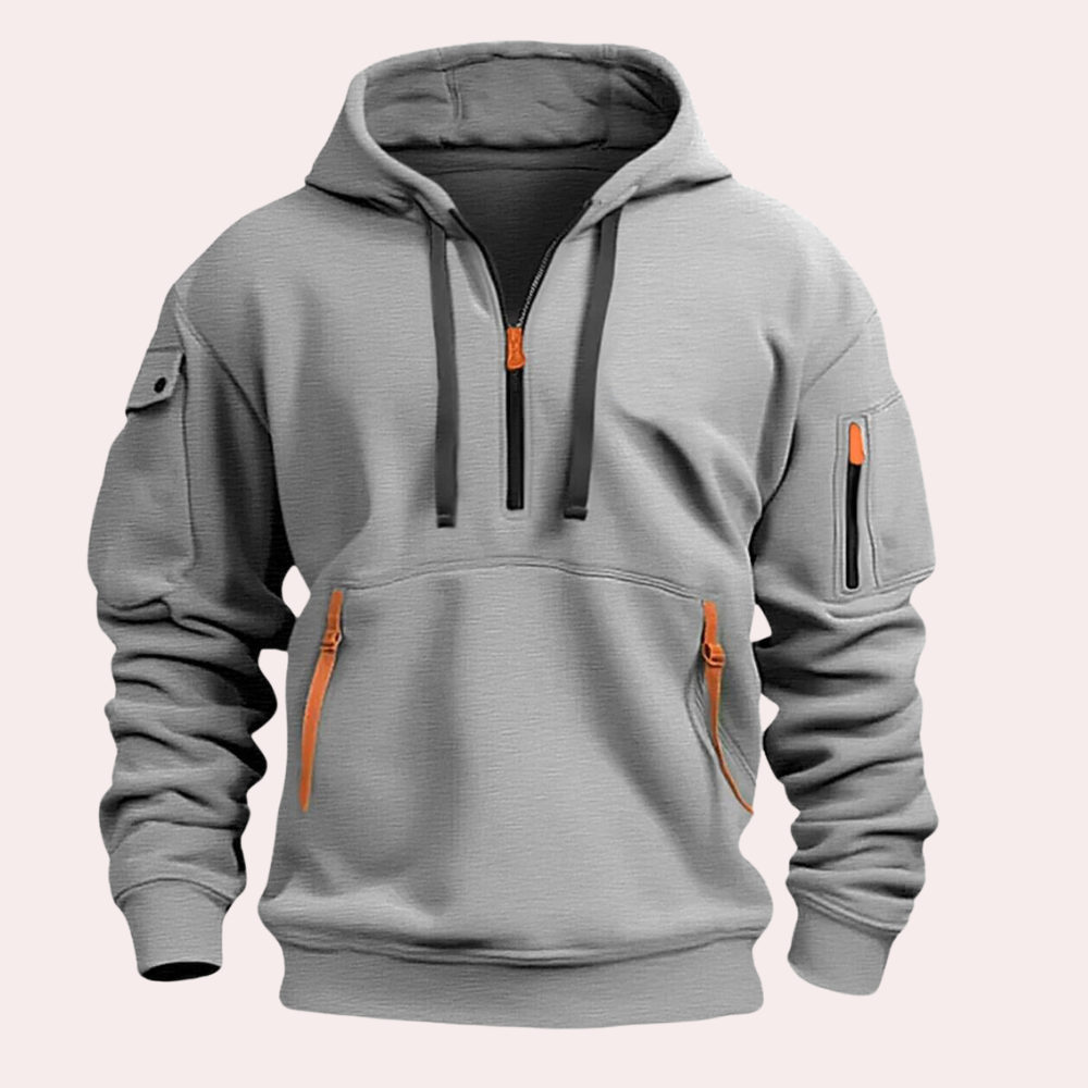 Rolan - Men's Hoodie with Multiple Pockets