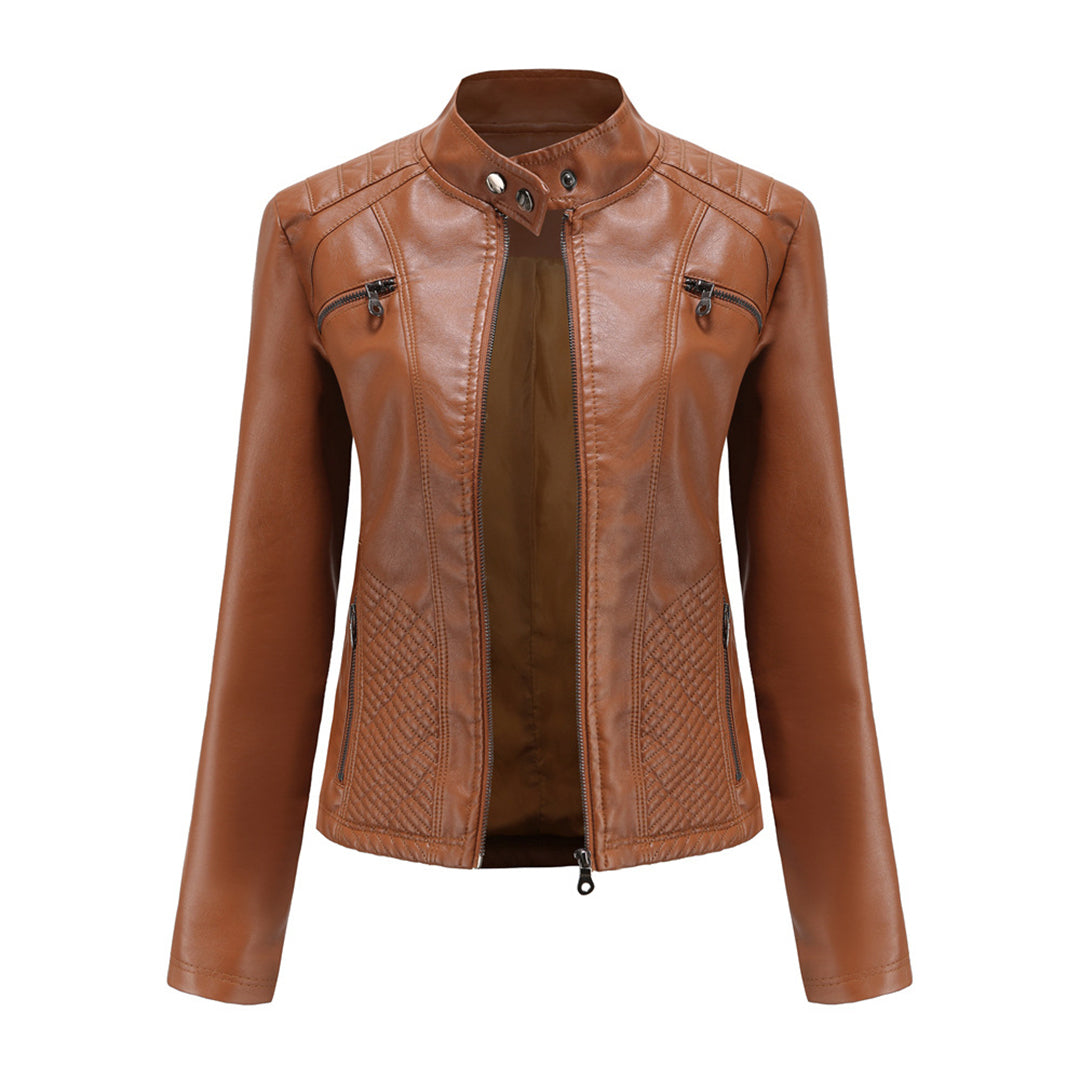 Leather Jacket for Women - Morgan