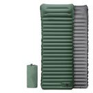 Saltea gonflabilă de camping, cu pompă de picior încorporată și design compact