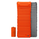 Saltea gonflabilă de camping, cu pompă de picior încorporată și design compact