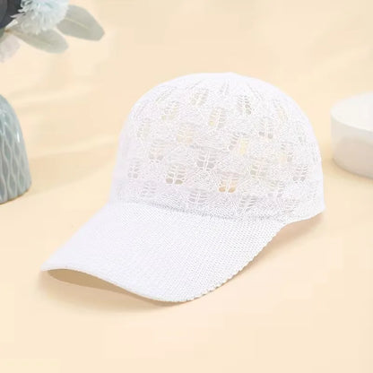 Cap with mesh design