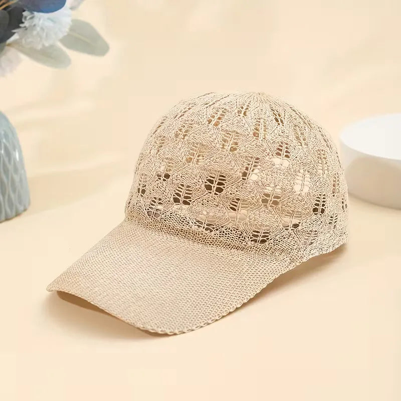 Cap with mesh design