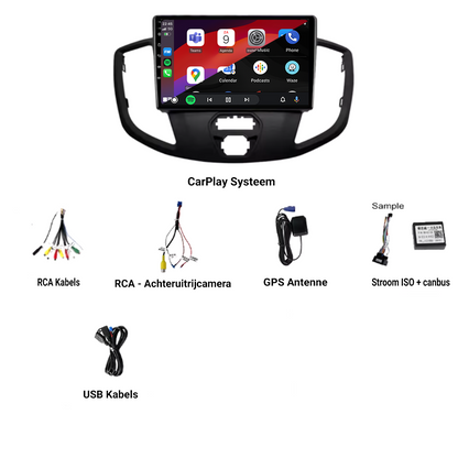 CarPlay & Android Auto System for Ford Transit (2015–2020)