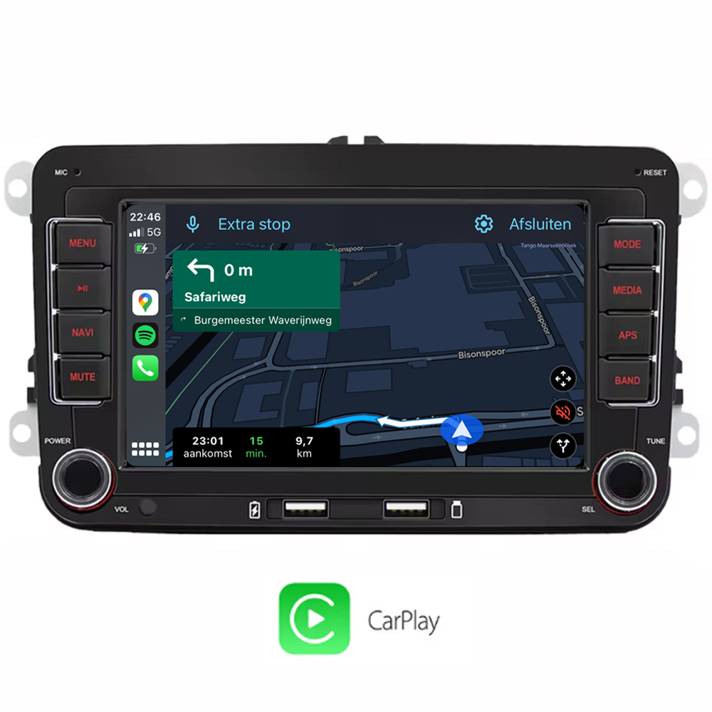 CarPlay & Android Auto for Golf, Polo, or Caddy H270