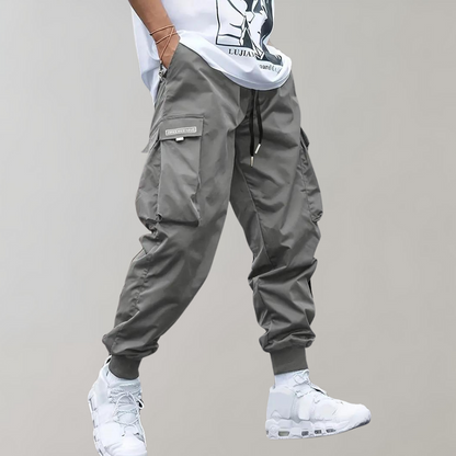 Cargo pants for men - with multiple pockets and adjustable drawstring