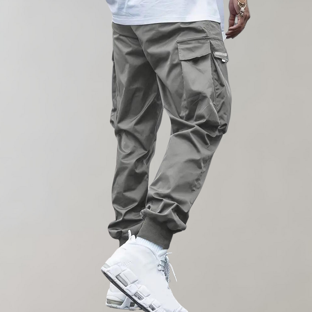 Cargo pants for men - with multiple pockets and adjustable drawstring