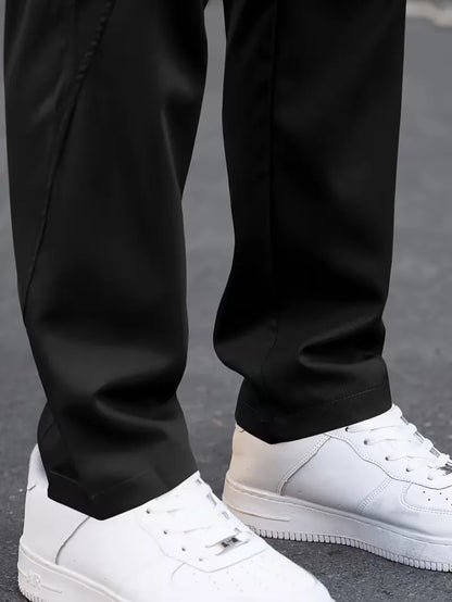 Cargo trousers with elastic waistband