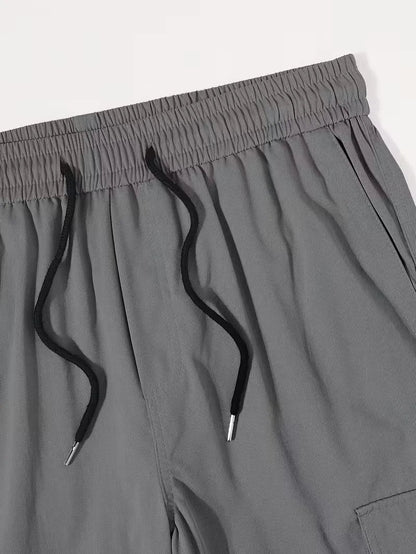 Cargo trousers with flap pockets