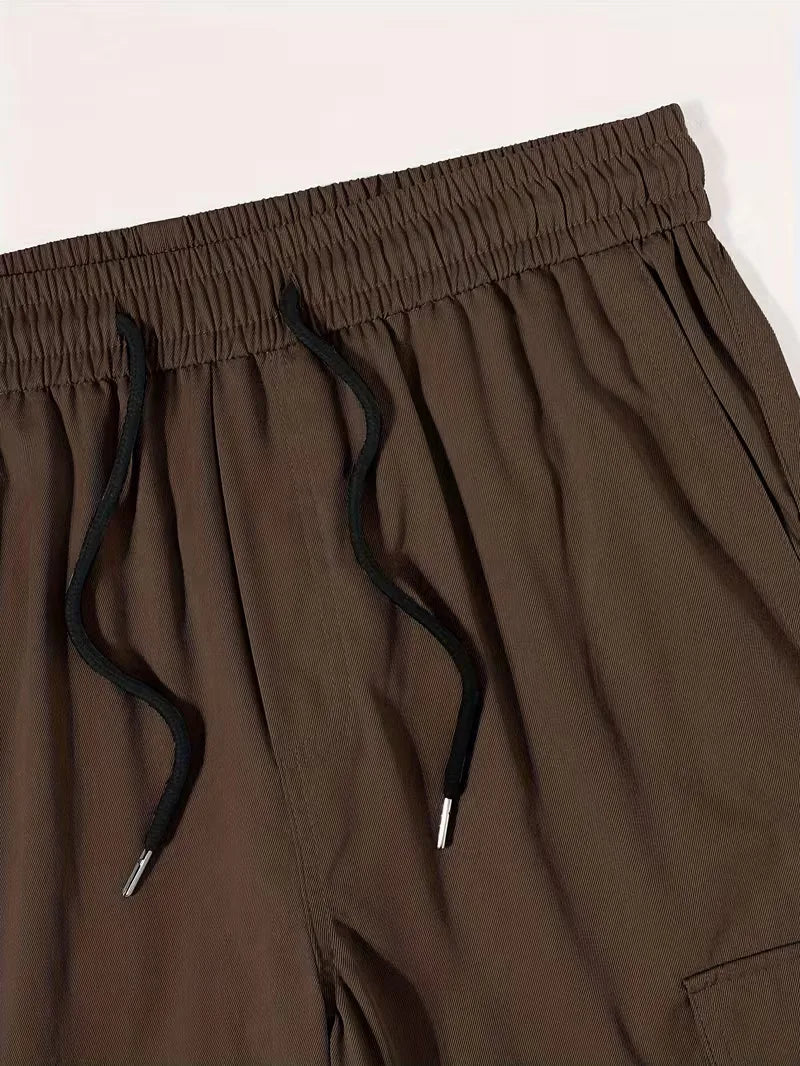 Cargo trousers with flap pockets