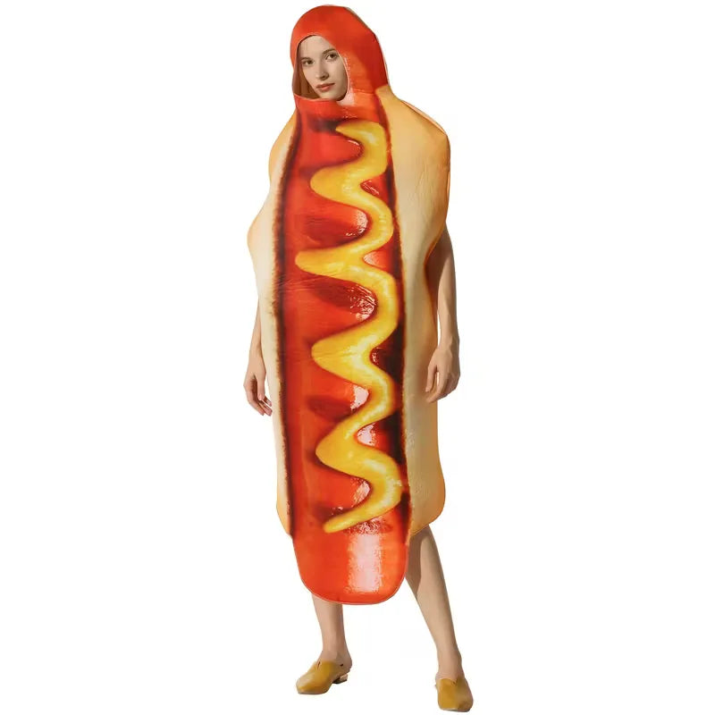 Carnival Costume with Hotdog Design