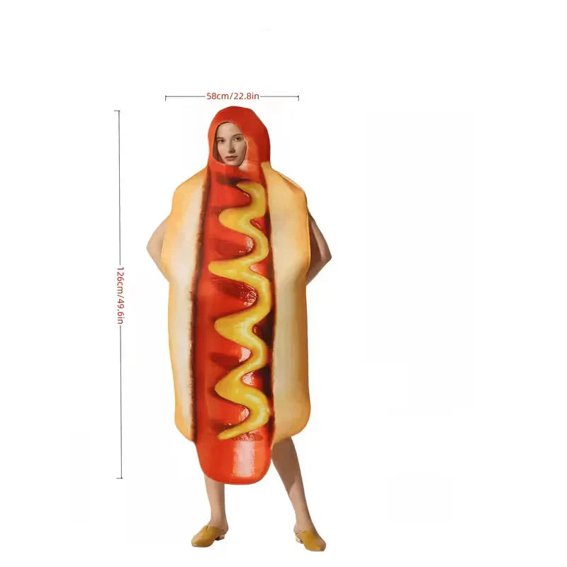 Carnival Costume with Hotdog Design