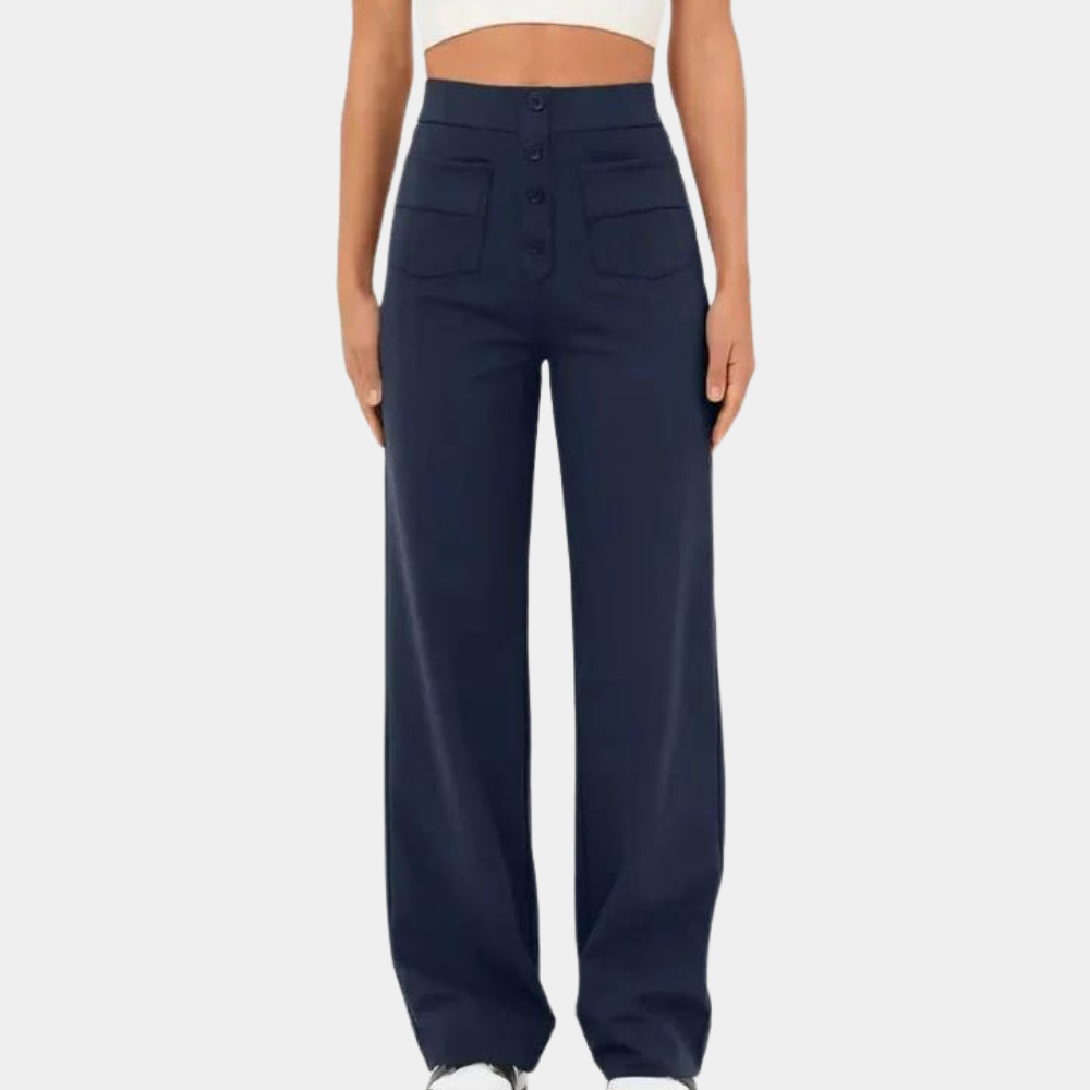 Carry - Casual comfortable high-waisted pants for women