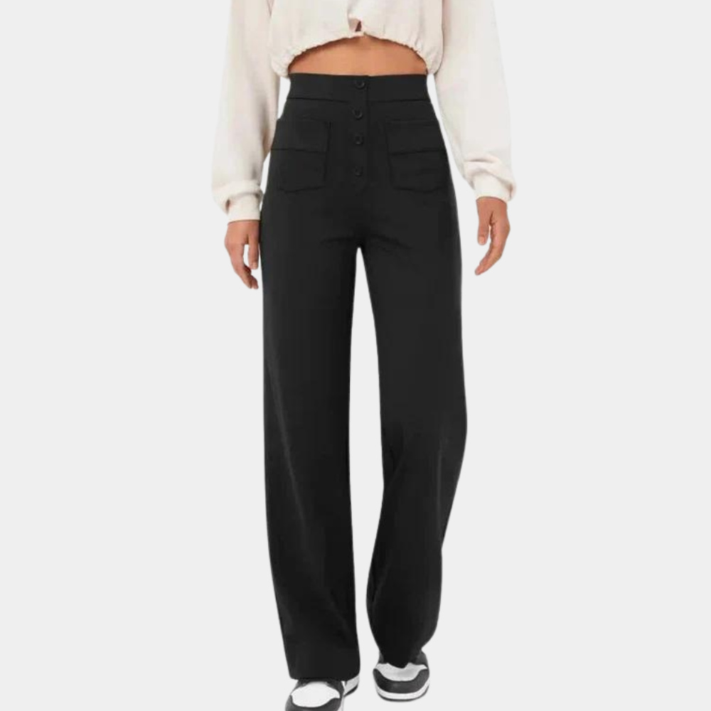 Carry - Casual comfortable high-waisted pants for women