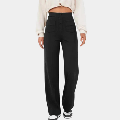 Carry - Casual comfortable high-waisted pants for women