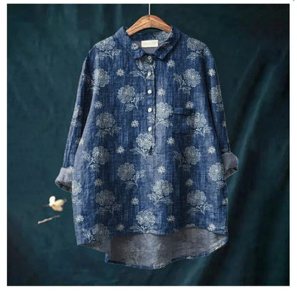 Cartoon Women's Blouse with 3D Animal Print