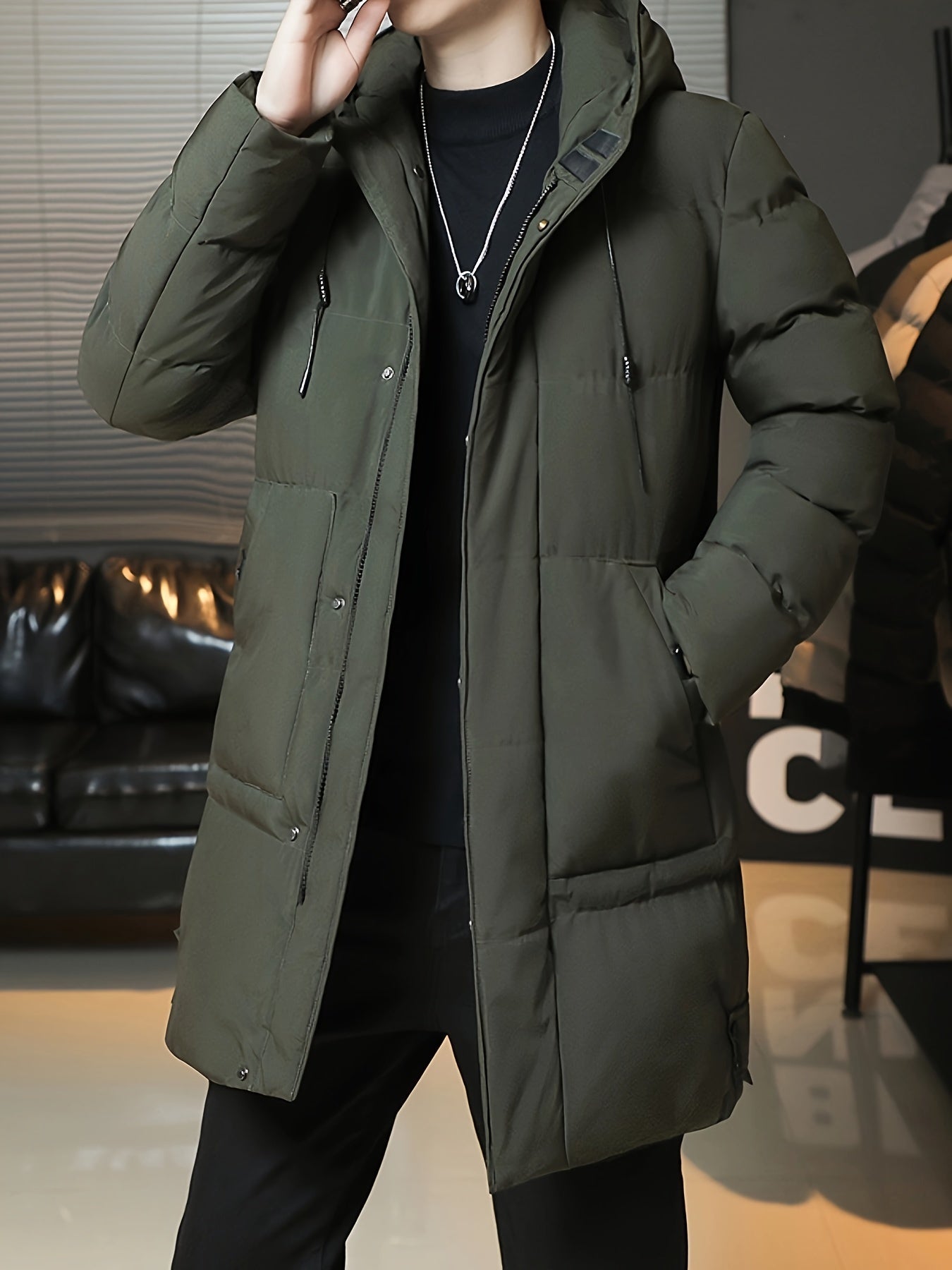 Cas | Warm Thick Padded Winter Jacket for Men
