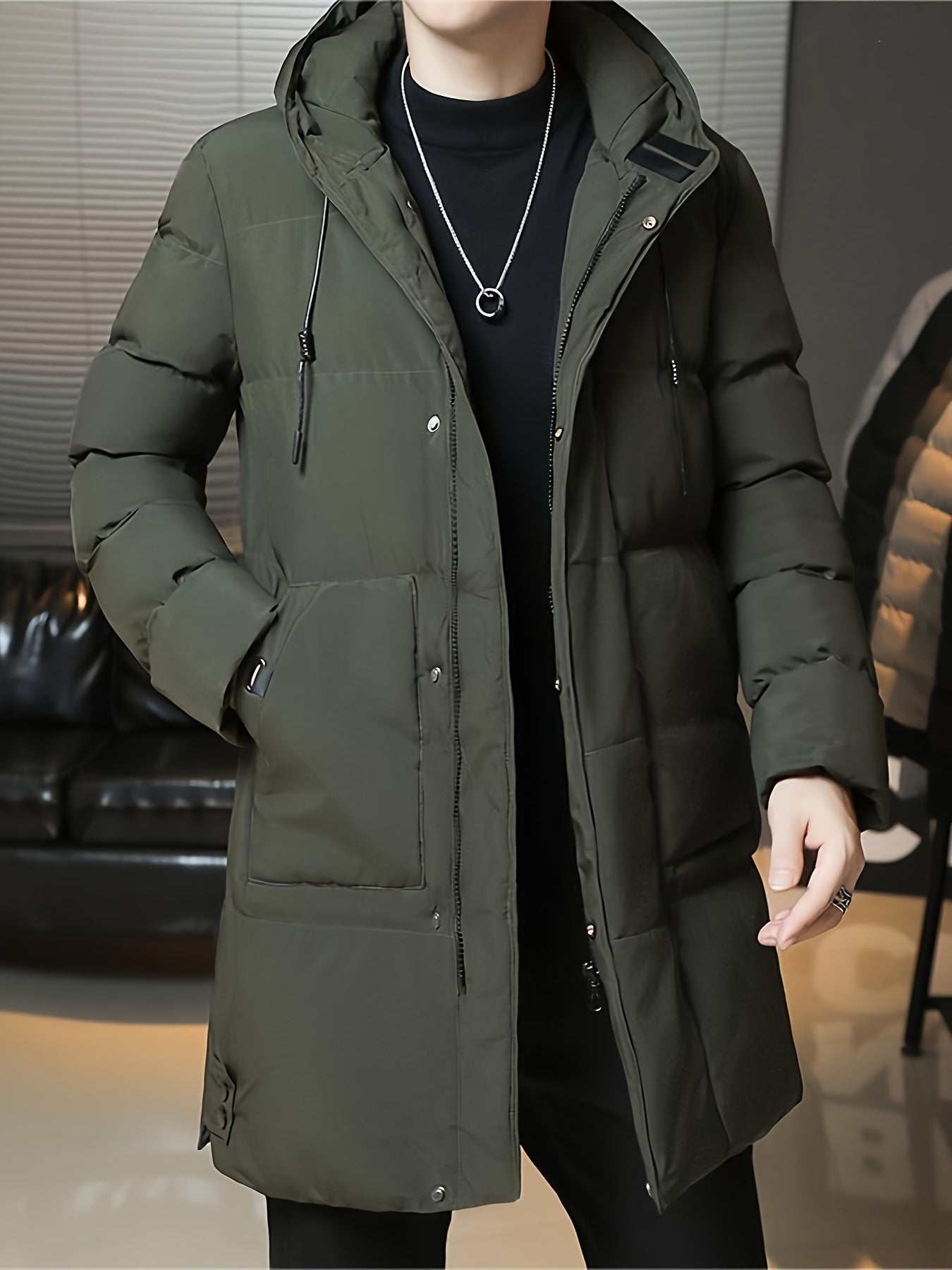 Cas | Warm Thick Padded Winter Jacket for Men