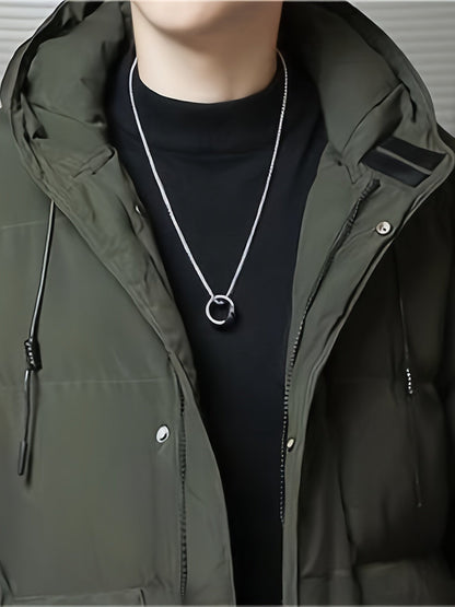 Cas | Warm Thick Padded Winter Jacket for Men
