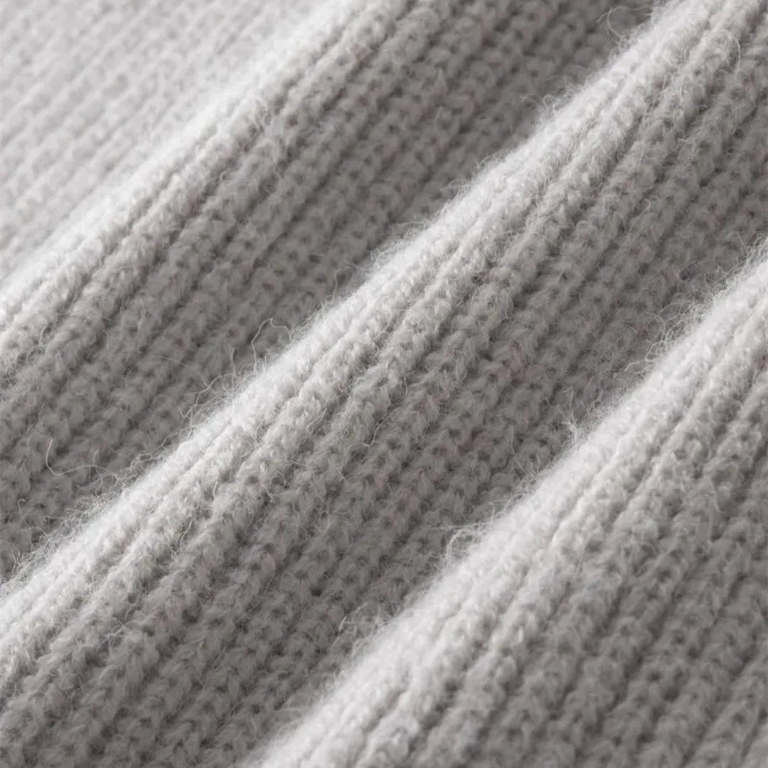 Hugo | Cashmere Jumper with Full Zip and Stand-Up Collar