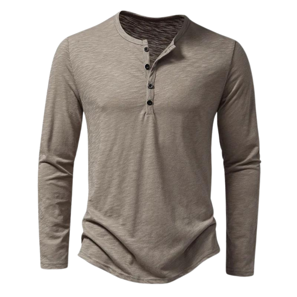 Casual Cotton Long Sleeve T-Shirt for Men