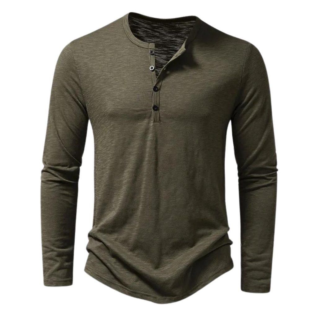 Casual Cotton Long Sleeve T-Shirt for Men