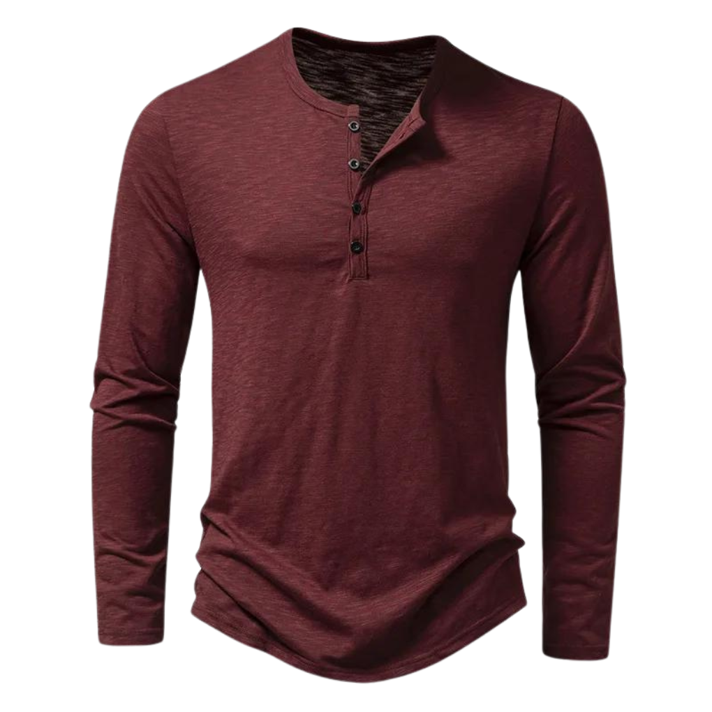 Casual Cotton Long Sleeve T-Shirt for Men