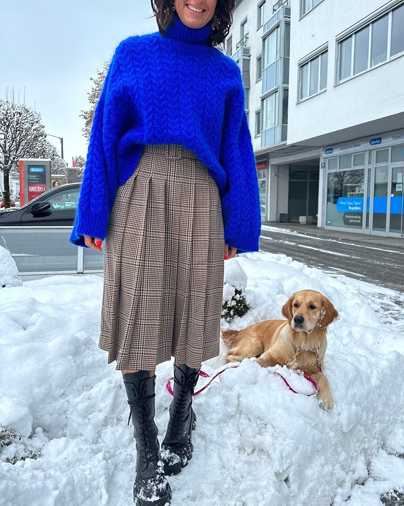 Casual Effortlessly Coloured Turtleneck