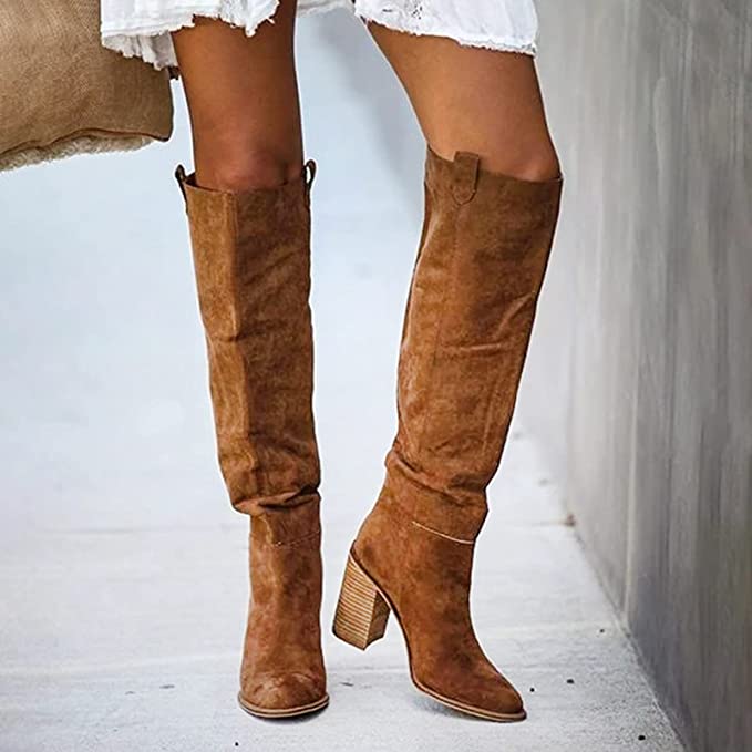 Casual Knee-High Boots - Zepha