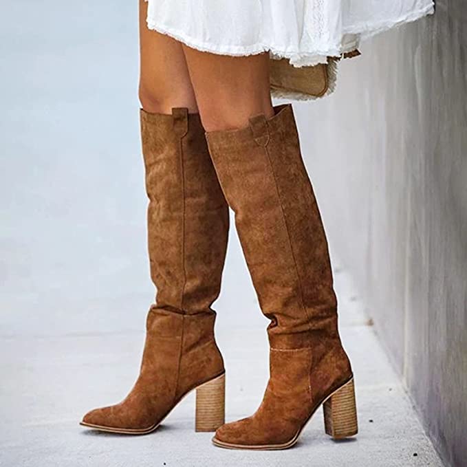 Casual Knee-High Boots - Zepha