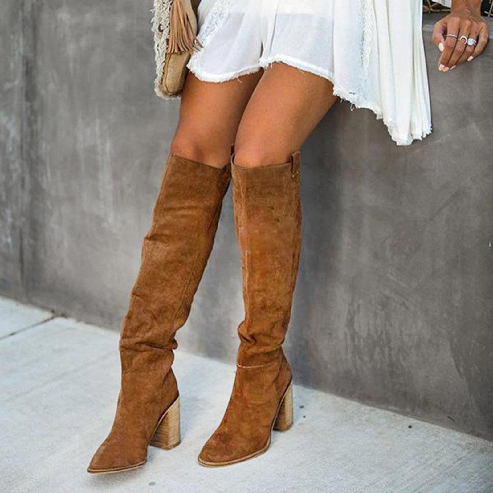 Casual Knee-High Boots - Zepha