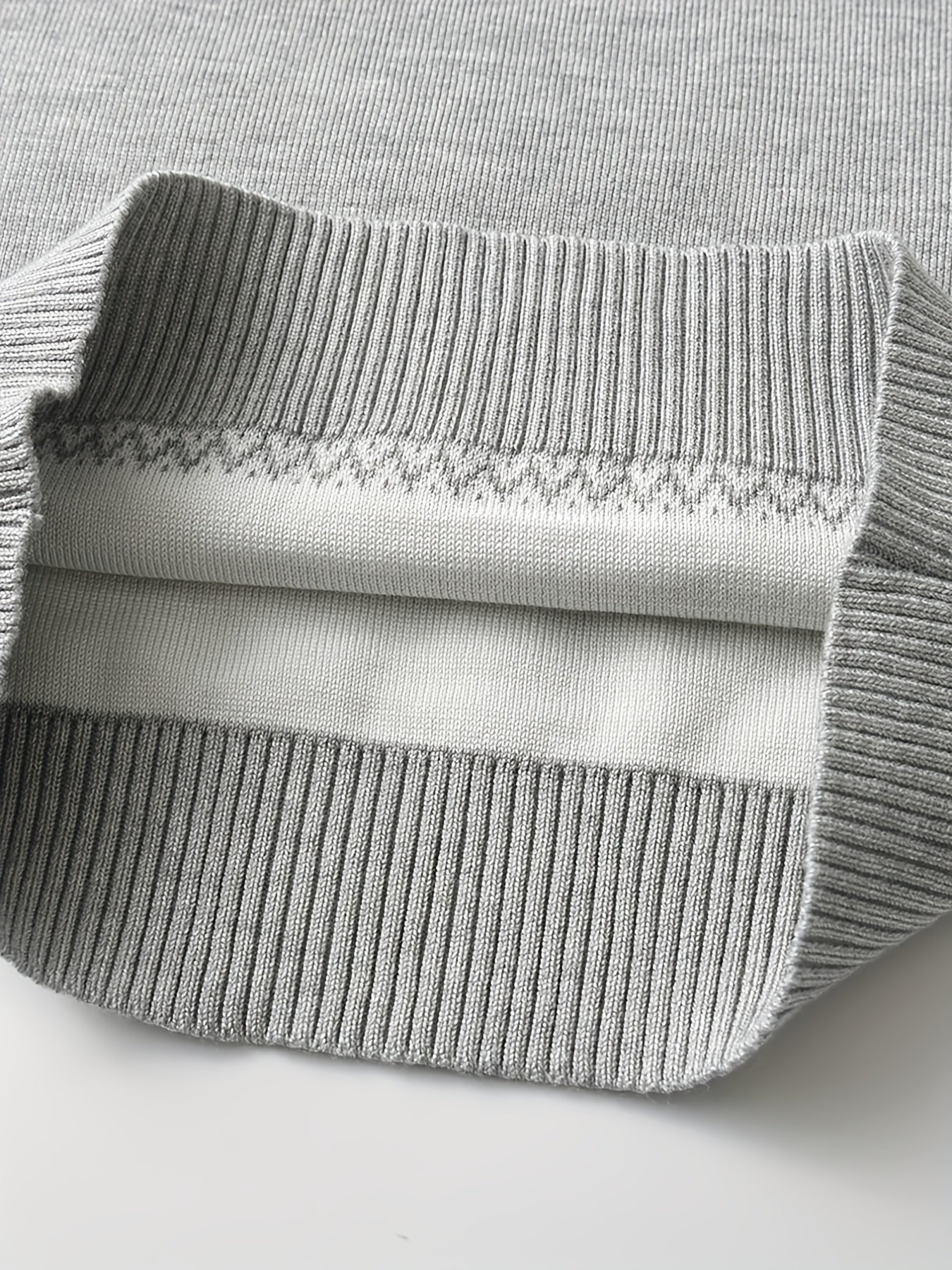 Casual Knitted Sweater with Color Blocks for Boys - Murphy