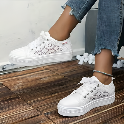 Casual Lace-Up Sneakers