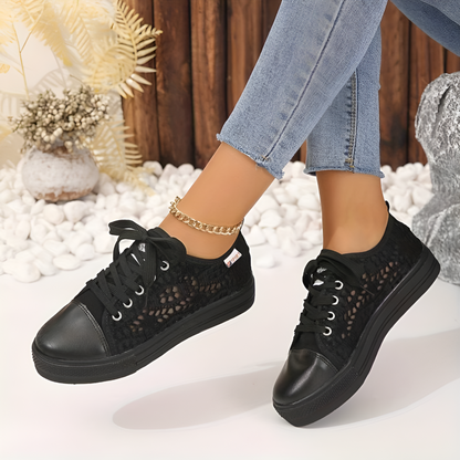 Casual Lace-Up Sneakers