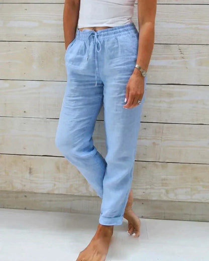 Casual Linen Pants for Women - Denzy