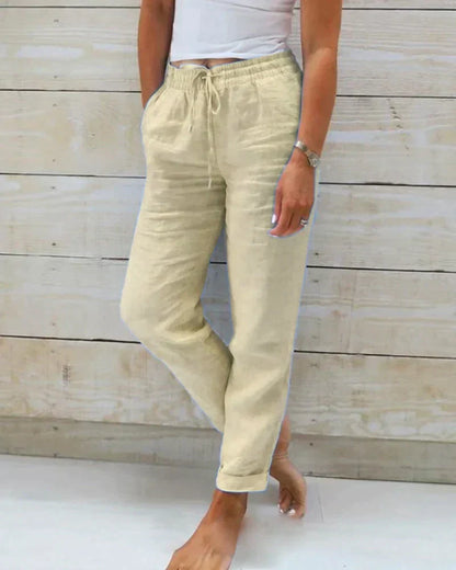 Casual Linen Pants for Women - Denzy