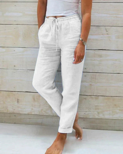 Casual Linen Pants for Women - Denzy