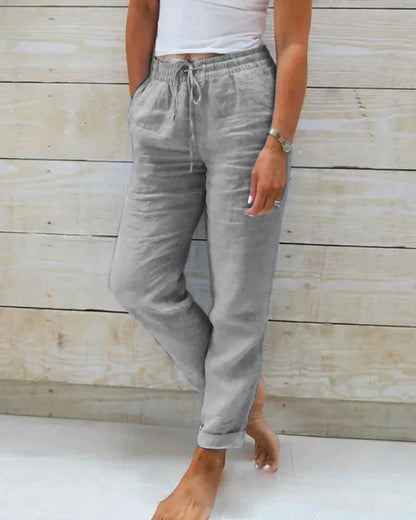 Casual Linen Pants for Women - Denzy