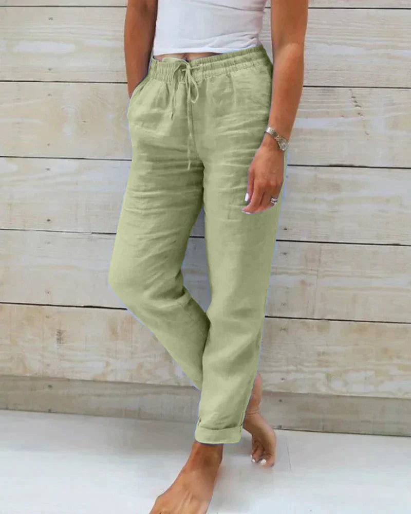 Casual Linen Pants for Women - Denzy