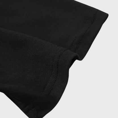 Casual Men's T-shirt with Round Neck and Minimalist Print